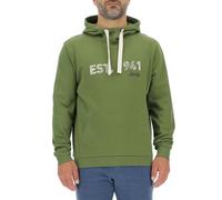 JEEP O102888-E100 J MAN HOODED SWEATSHIRT EST.1941 Print J23W Olive Green M