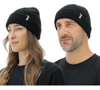 JEEP O102913-B000 J Ribbed Tricot HAT with Cuff J23W Black UNI