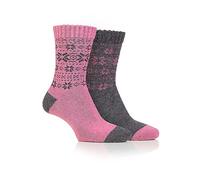 Jeep Pack of 2 Wool Blend Thermal Performance Women's Socks Wool