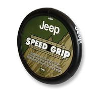 Jeep Plasticolor 006478R01 Logo Speed Grip Steering Wheel Cover for Car, Truck or SUV