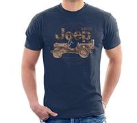 Jeep Willys MA Star Men's T-Shirt Navy Blue