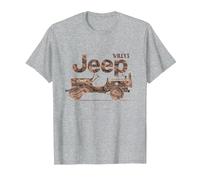 Jeep Willys MA Star T-Shirt, Men, Heather Grey, 3X-Large