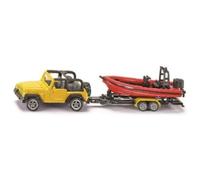 SIKU 1658 Jeep Plus Boat Die Cast Miniature