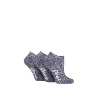 Jeep Women’s Mélange Trainer Socks 3 Pack - Fully Cushioned, Breathable, Terry Loop, Soft Touch, Smooth Toe Seams, Arch Support, Ideal for Walking & Sports, UK Size 4-8 Lilac/White