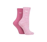 Jeep Women's 2 Pair Performance Polyester Boot Socks in Blue | Size: 4-8 Jeep Blue 4-8