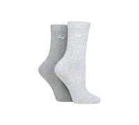 Jeep Women's 2 Pair Performance Polyester Boot Socks in Grey | Size: 4-8 Jeep Grey 4-8