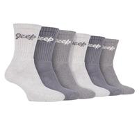 Jeep Womens Ladies 6 Pack Hiking Boot Socks