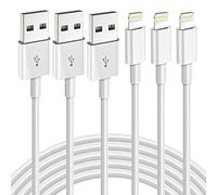 Jeercor iPhone Charger Cable 3 Pack 3FT/1M Apple MFi Certified Lightning Fast Charging Cords Compatible with 14 13 12 11 XS XR X Pro Max Mini 8 7 6S 6 Plus 5S SE (OCEEK-CA01)
