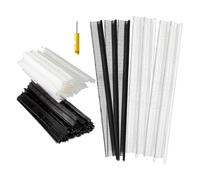 Jeerylow 1200PCS Fasteners with 1 Mini Needle, 0.18 Inch Mini Plastic Tag Barbs Attachments for Quick Clothing A