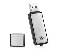 Jeerylow 32G USB Voice Recorder USB Flash Drive Rechargeable Digital Voice Audio Recorder for PC Meeting Interview Recording