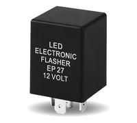 Jeerylow EP27 LED Flasher Relay, 5 Pin Flasher Relay for LED Turn Signal,Electronic Flasher Indicator for Fix Hazard Warn Blinker