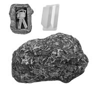 Jeesblsy Hide a Key Fake Rock, Stone with Secret Compartment, Hider Decoration Safe Holder Stone for Outdoor Garden Yard Moisture Protection Waterproof Hidden Rock