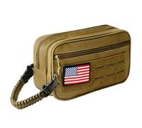 JeeVoya Toiletry Bag for Men Dry Wet Separation Portable Shaving Kit Organizer with 3 Compartments Mens Toiletry Travel Bag