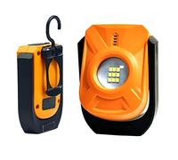 JeeYee Work Light,Rechargeable Led Torch 500 Lumens, Inspection Lamp,360° Rotate,with Magnetic Base and Hook Mechanic,for Car Repairing/Under Hood/Emergency/Outdoor/Camping