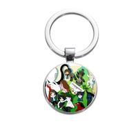 Jeff And Jane The Killer Keychain Creepypasta Creepy Pasta Ticci Toby Printed Gothic Key Chain for Friends