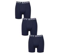 Jeff Banks Men’s Bamboo Trunks - 3 Pack Soft Breathable Stretch Underwear, Comfortable Boxer Briefs Elastic Waistband, UK Sizes S-XL