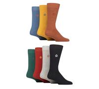 Jeff Banks Mens Plain Recycled Cotton Socks Pack of 7