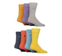 Jeff Banks Mens Plain Recycled Cotton Socks Pack of 7