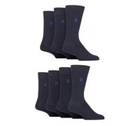 Jeff Banks Mens Plain Recycled Cotton Socks Pack of 7 (UK, Numeric, 7, 11, Regular, Regular, Navy)
