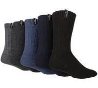 Jeff Banks Mens Recycled Polyester and Wool Boot Socks - 5 Pack