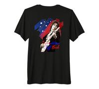 Jeff Beck_003_Back Printed Premium T-Shirt