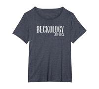 Jeff Beck - Beckology T-Shirt, Women's Plus, Heather Blue, 3X