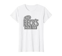 Jeff Beck - Beck's World Tour T-Shirt, Women, White, Medium