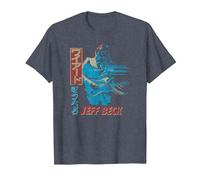 Jeff Beck - Blue Wind Japan T-Shirt, Men, Heather Blue, 4X-Large