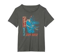 Jeff Beck - Blue Wind Japan T-Shirt, Women's Plus, Asphalt Grey, 2X