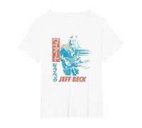 Jeff Beck - Blue Wind Japan T-Shirt, Women's Plus, White, 5X