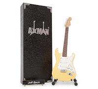 Jeff Beck (The Yardbirds): Miniature Guitar Replica - Music Gifts - Handmade Ornamental 1/4 Scale - Includes a Display Box, Name Tag and Miniature Guitar Stand