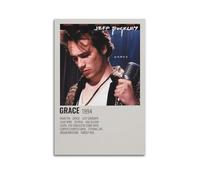 Jeff Buckley GraceAlbum Music Figures Album Album Poster Home Decor Office Decor Living Room Living Room Decor Teen Bedroom Canvas Painting Oil Painting Print GiftUnframe-style-2312x18inch(30x45cm)