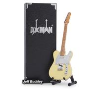 Jeff Buckley Miniature Guitar Replica - Music Gifts - Handmade Ornamental 1/4 Scale - Display Box, Name Tag and Miniature Guitar Stand Included