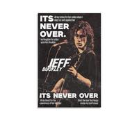 Jeff Buckley Poster Music Posters for Room Aesthetic Canvas Wall Art Bedroom Decor12x18inch(30x45cm)