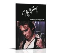 Jeff Buckley Poster Signed Album Grace Music Posters for Room Aesthetic Canvas Wall Art Bedroom Decor08x12inch(20x30cm)