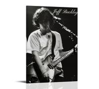 Jeff BuckleyPainting Art Poster Canvas Art Wall Decoration Home Bedroom Aesthetics Painter Living Deco Strong Wall Painting Room DecoratedFrame-style08x12inch(20x30cm)