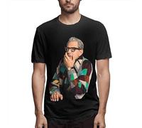 Jeff Goldblum Men's T-Shirt Fashion Short Sleeve Size L Black