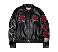 Jeff Hamilton Jeff Hamiltmocourt Meta Full Leather Jacket Black