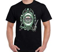 Jeff Hanneman Reign in Blood Guitar Rock Men T-Shirt Printed Camiseta Black Tee Top 3XL