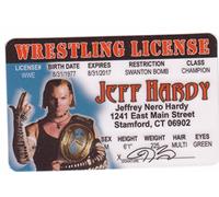 Jeff Hardy Wrestling Novelty Drivers License (Hhh) / Fake I.d. Identification for the WWF WCW WWE Fan Y