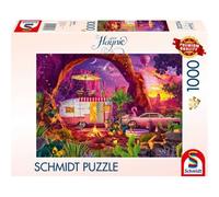 Schmidt Jigsaw Puzzle - Jeff Haynie - Camping in the Desert - 1000 Pieces - Ages 14+