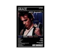 Jeff Poster Buckley Album Grace Poster Canva Colourfast Wall Art Decorative Painting for Living Room Bedroom Home Decor 08x12inch(20x30cm) Unframe-style
