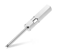 Jeffdad Tire Valve Stem Puller Rod Tool, Valve Core Removal Tool Valve Valve Stem Removal for Single Head Tire Valve Core Remover Installer Tool (4 Inch Length)