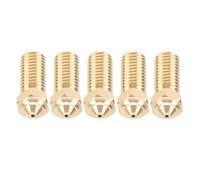 Jeffergarden 0.8mm 3D Printer Nozzle 5PCS Brass Hotend Nozzle Replacement High Speed Printing with Funnel Structure and Glossy Inner Wall for QIDI Tech X Plus 3 X Maximum 3 Smart Q1 Pro