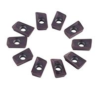 Jeffergarden 10pcs Parallelogram Shape, Carbide Inserts CNC Inserts CNC Carbide Cutter Indexable Lathe Milling Turning Tools with Box APMT1604PDER M2 VP15TF for Regular Steel