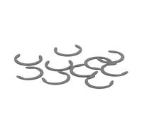 Jeffergarden 10PCS Retaining Clamp/Holder Rings Rubber Roller High Carbon Steel C Clips for Cutting Machine Stabilizing Rubber Roller