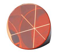 Jeffergarden 12.7mm Conical Prism with Copper Coating, Optical Glass Surveying Prism for Total Station and Mapping Equipment