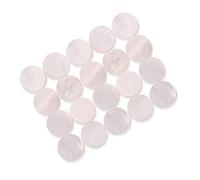 Jeffergarden 12Pcs Fretboard Inlay Dots White Pearl Shell Guitar Ukulele Bass Mandolin Banjo Decor Lightweight with Mother of Pearl Inlays for Fingerboard Decoration (20 pieces sold)