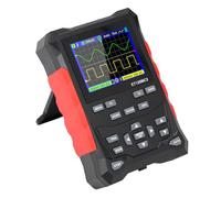 Jeffergarden 2 Channel Handheld Oscilloscope ET120MC2, 120MHz Bandwidth Single Sync Sine Square Waveform Sourcing, 2.4 Inch Screen, Voltage Current Measurement for Lab Test