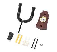 Jeffergarden 2-in-1 Guitar Wall Mount, Hygrometer with Humidity Meter, Solid Metal Hook Hanger for Guitar, Ukulele, Mandolin